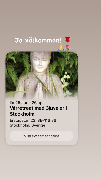 Vår-retreat 25 - 26 april